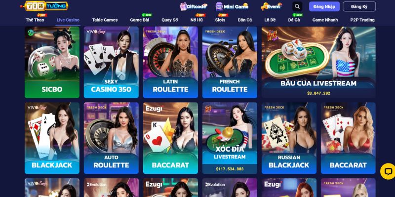 Giới thiệu đôi điều đặc biệt về casino Tin88