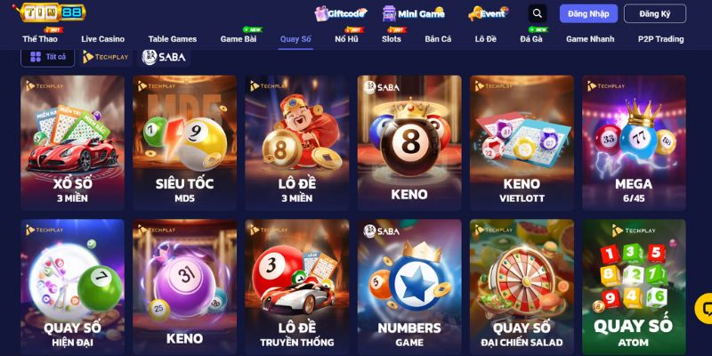 Tìm hiểu sơ lược thông tin về sảnh xổ số Tin88
