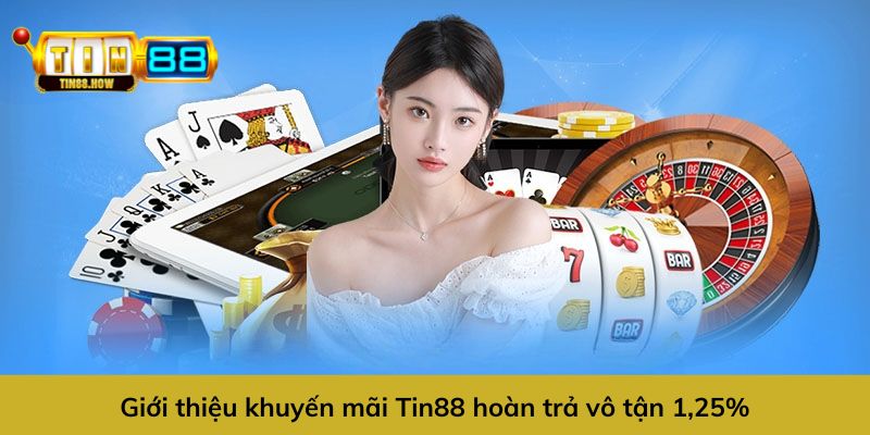 Tổng quan về ưu đãi Tin88 hoàn trả vô tận 1.25%